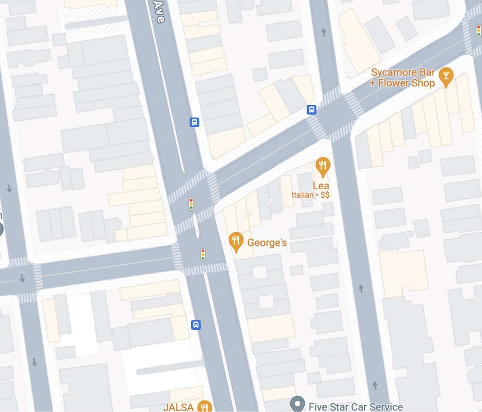 Map of New York listings